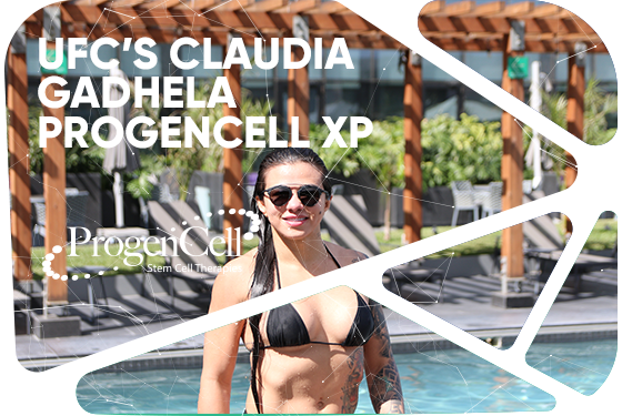 UFC Mixed Martial Artist Claudia Gadhela lived the ProgenCell Experience for stem cell therapy.
