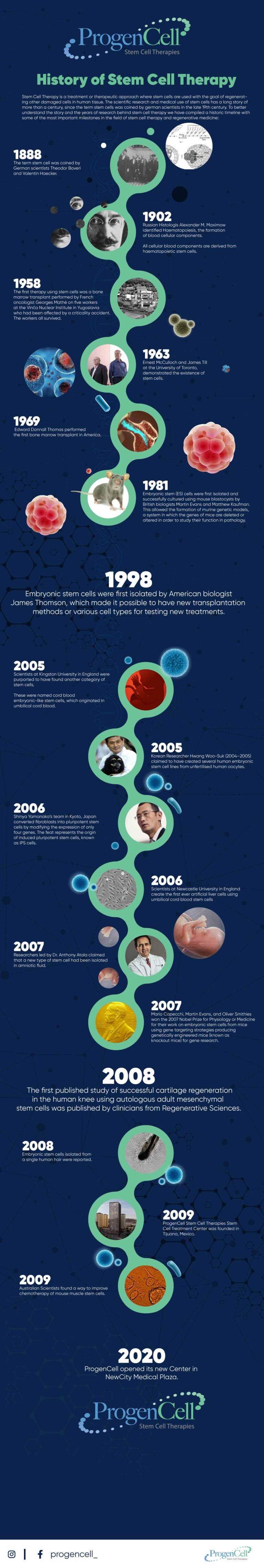 history of research stem cell